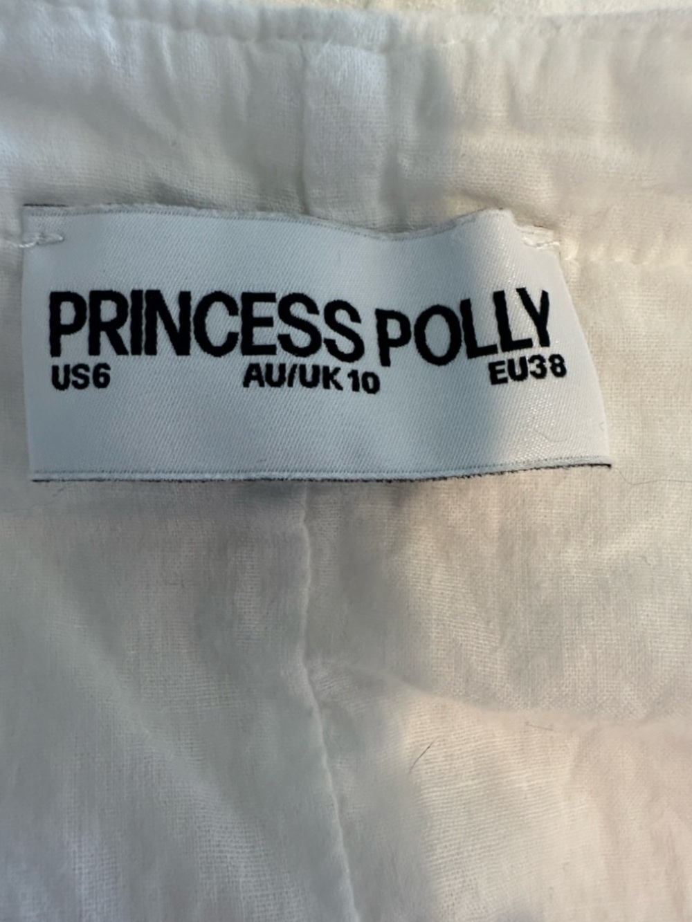 Princess Polly Summer Season Button Front Linen Blend Dress New! - Picture 13 of 15